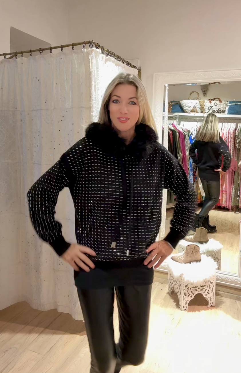 Kaputzen Strickpulli  Elena