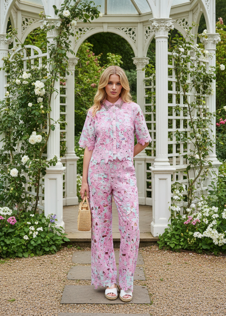 Zweiteiler Pink Jardin