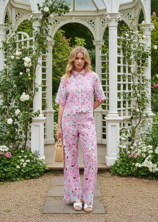 Zweiteiler Pink Jardin