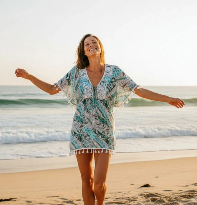 Hippy Chick Bluse Amaranth