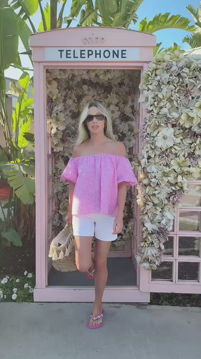 Carmen Bluse Vichy
